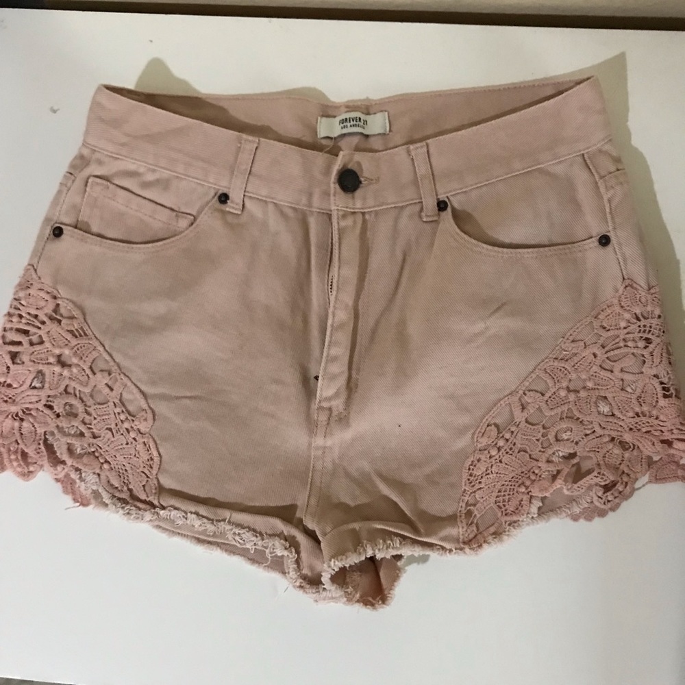 Light pink shorts